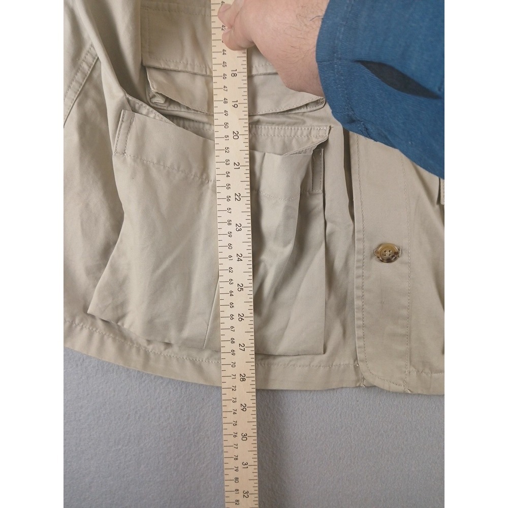 Lands End Khaki Fishing Hunting Utility Vest. L 42-44 Regular!! - Picture 7 of 8